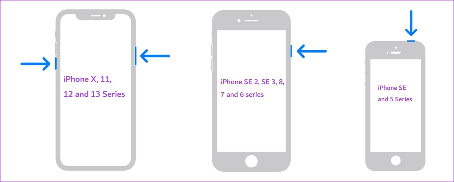 Restart-iPhone 7 طرق لإصلاح اقتراحات Safari باللون الرمادي على iPhone