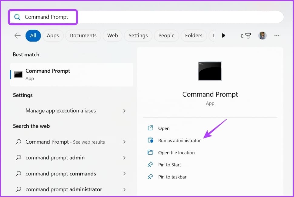 Run-as-admin-2-1 كيفية إصلاح خطأ المجلد المضغوط غير صالح على Windows 11