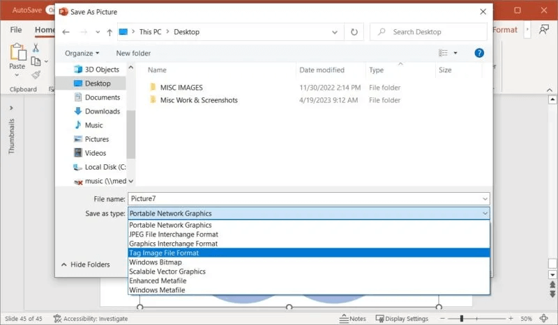 Save-As-Picture-Dialog-Box-Venn-Diagram-PowerPoint-800x467.jpg-1 كيفية إنشاء مخطط Venn في Microsoft PowerPoint