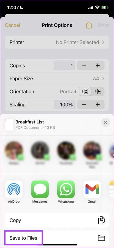 Save-to-Files-1 كيفية حفظ Apple Notes كملف PDF على iPhone و Mac