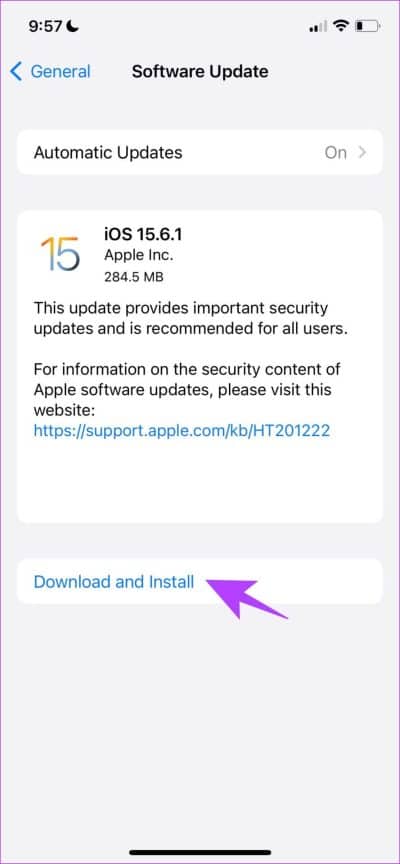 Select-Download-and-Install-3-e1680441881772 7 طرق لإصلاح اقتراحات Safari باللون الرمادي على iPhone