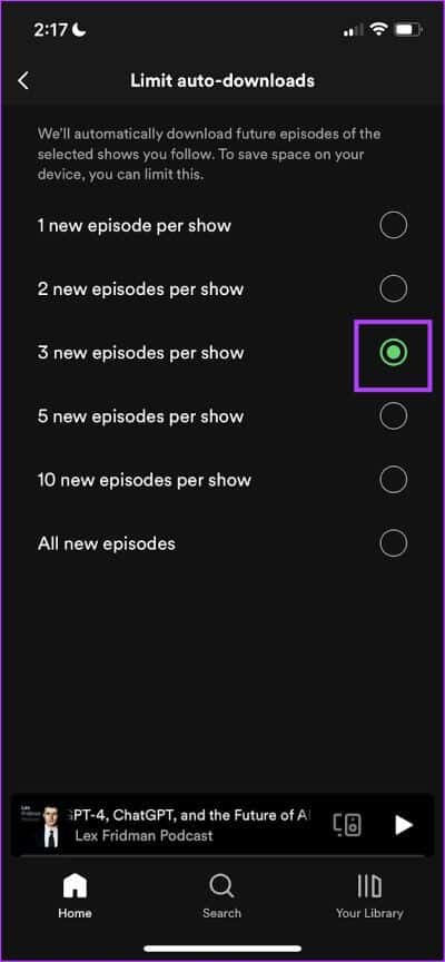 Select-Limit كيفية تنزيل الموسيقى والبودكاست على Spotify للاستماع دون اتصال