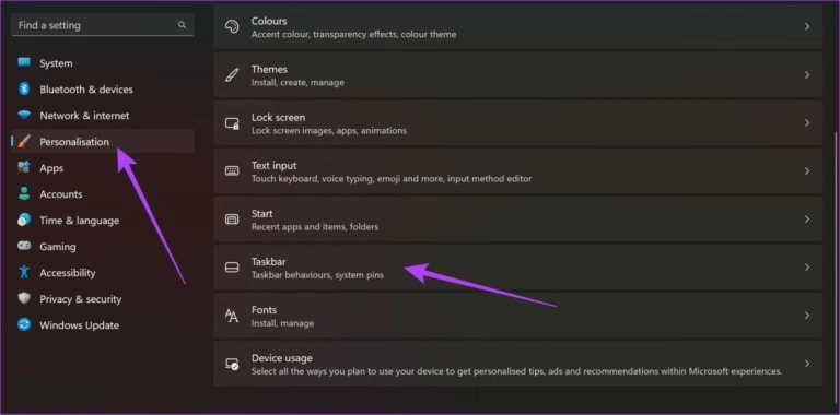 Select-Taskbar-1-768x380-1 كيفية إضافة Weather widget إلى شريط المهام في Windows 11