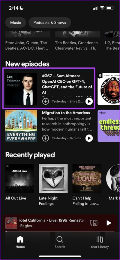 Select-a-Podcast كيفية تنزيل الموسيقى والبودكاست على Spotify للاستماع دون اتصال
