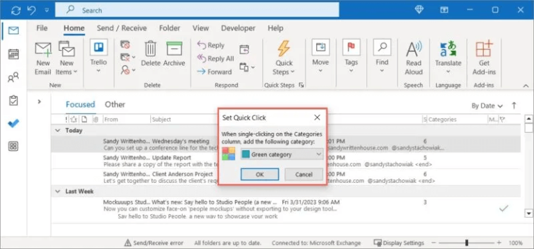 Click Box Outlook Come utilizzare le categorie di Microsoft Outlook per organizzare la ...