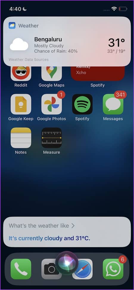 Siri-Result كيفية الكتابة على Siri في iPhone: طريقتين سهلتين