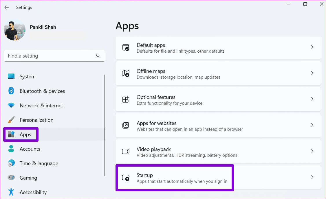 Startup-Apps-on-Windows-11-1 كيفية منع Facebook Messenger من الفتح عند بدء التشغيل على Windows