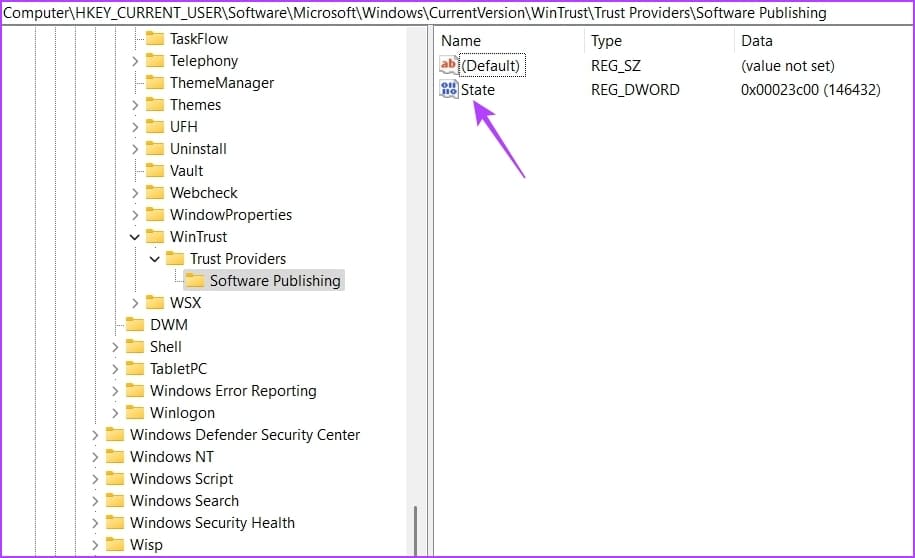 State-entry أفضل 7 إصلاحات لخطأ تم تعطيل خدمة استكشاف الأخطاء وإصلاحها لـ Windows عبر الإنترنت على Windows