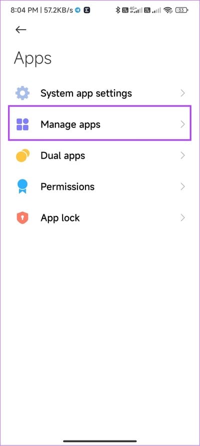 Tap-manage-apps 10 طرق سهلة لإصلاح "هذه القصة غير متوفرة" على Instagram