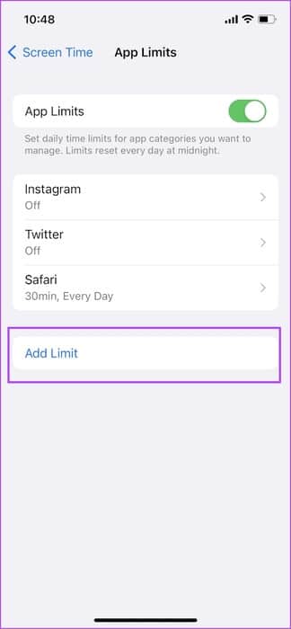 Tap-on-Add-Limit 5 طرق فعالة لوضع الرقابة الأبوية على YouTube