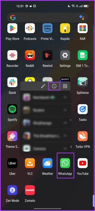 Tap-on-App-Info-3 7 طرق لإصلاح تعذر استخدام WhatsApp على جهازين على iPhone و Android
