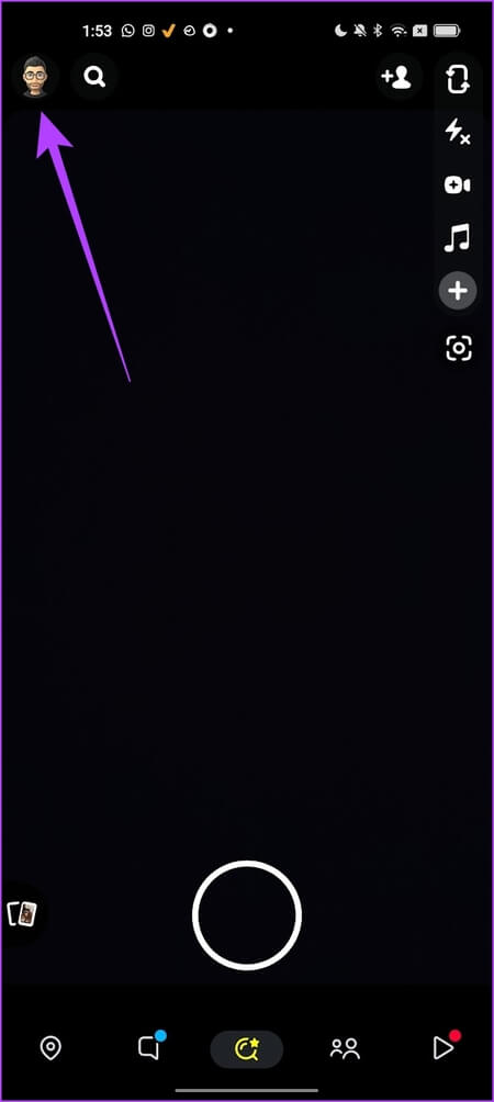 Tap-on-Avatar كيفية مسح Snapcode ضوئيًا على Snapchat باستخدام iPhone و Android