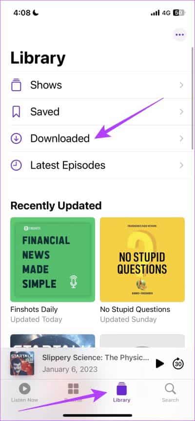 Tap-on-Downloaded كيفية إيقاف تطبيق Podcasts من تنزيل العروض تلقائيًا على iPhone و iPad و Mac