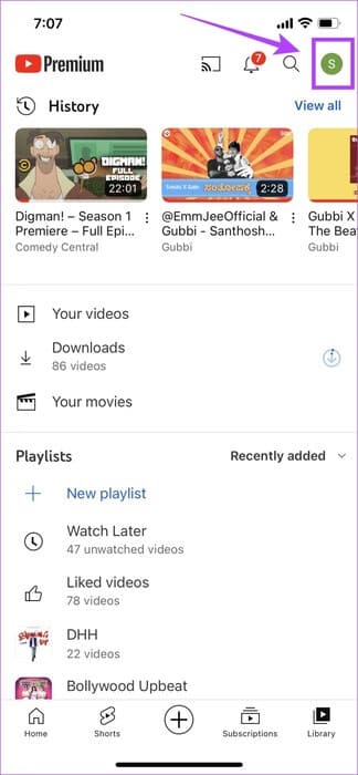 Tap-on-Profile-YouTube-1 5 طرق فعالة لوضع الرقابة الأبوية على YouTube