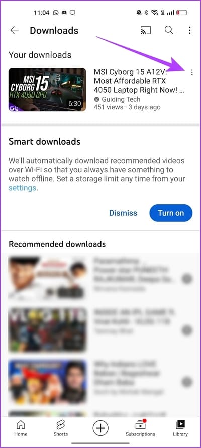 Tap-on-Three-Dots-Icon-6 كيفية إصلاح مشكلة جودة YouTube غير المتوفرة على iOS و Android