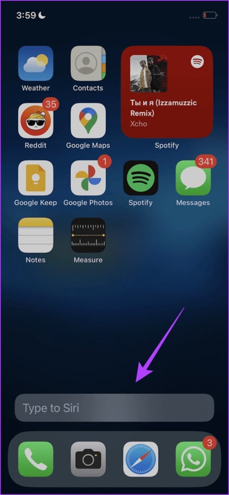 Tap-on-Type-to-Siri كيفية الكتابة على Siri في iPhone: طريقتين سهلتين