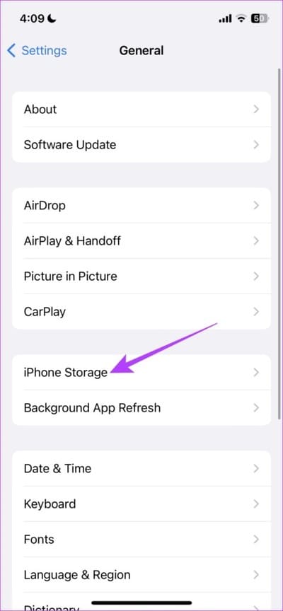 Tap-on-iPhone-Storage-474x1024-2 أفضل 5 إصلاحات لعدم حفظ الصور على iPhone