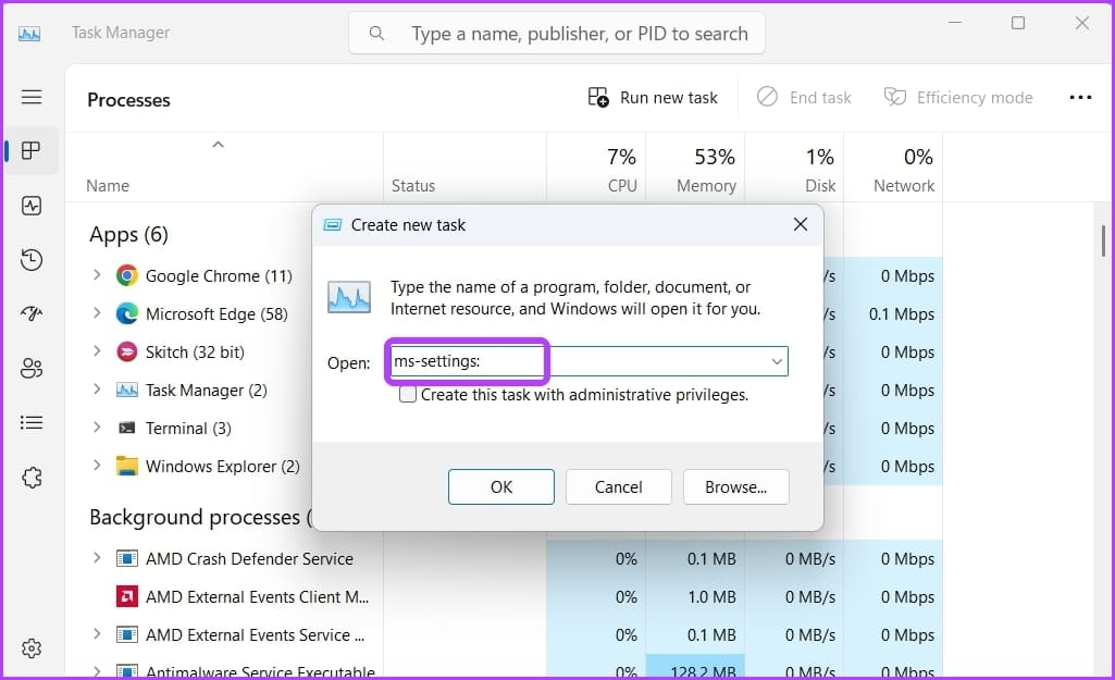 Task-Manager-11 أفضل 9 طرق لفتح تطبيق الإعدادات على نظام التشغيل Windows 11