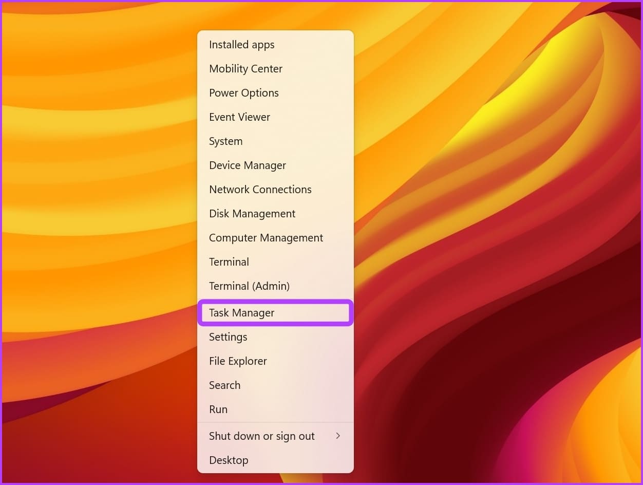 Task-Manager-12 أفضل 6 طرق لإصلاح Windows 11 عالق في الوضع المظلم