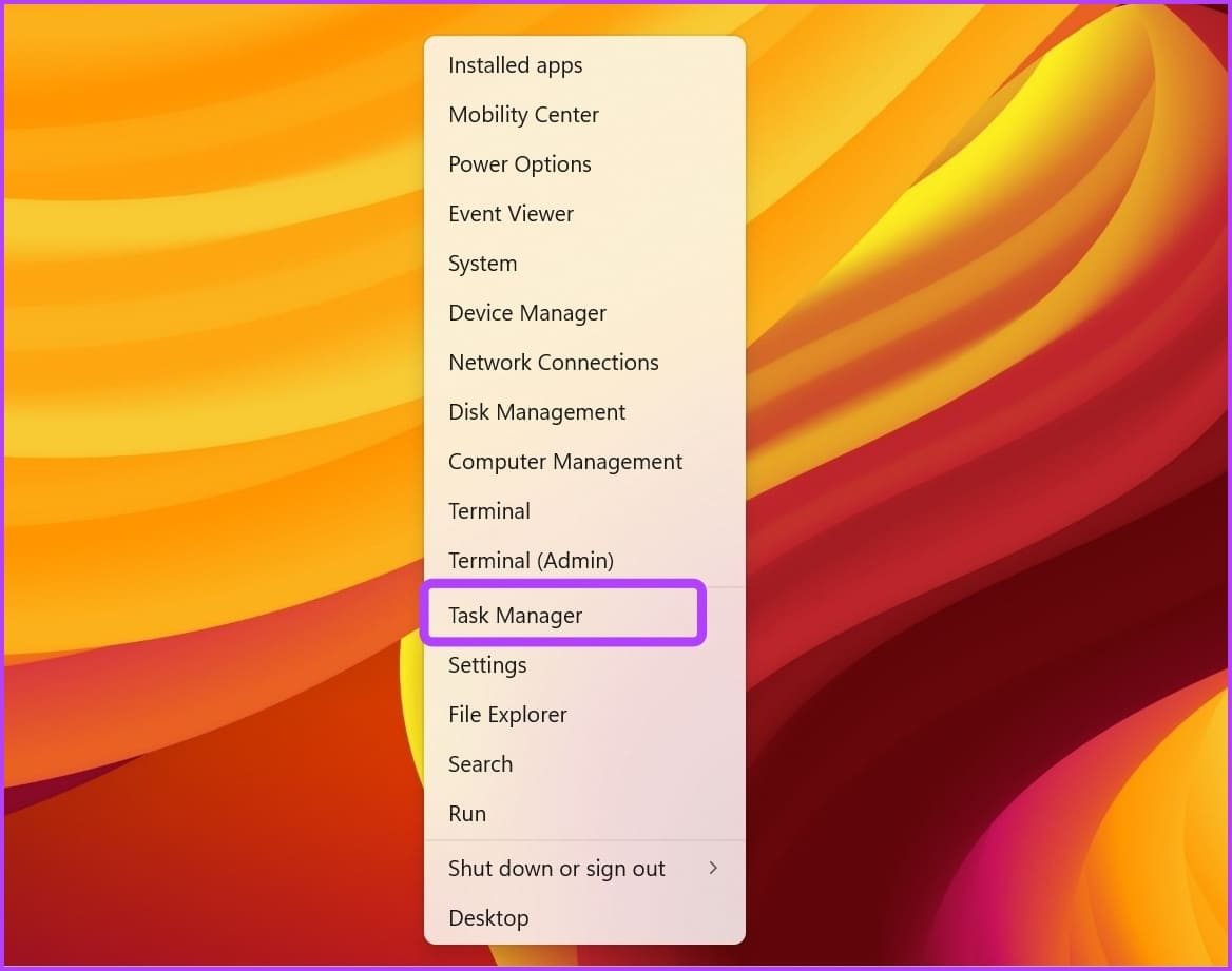 Task-Manager-13 أفضل 6 طرق سريعة للوصول إلى أداة تشخيص DirectX في Windows 11