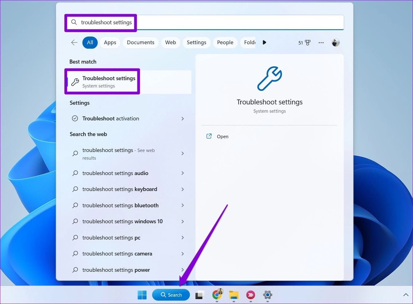 Troubleshoot-Settings-on-Windows-1-1 أفضل 7 طرق لإصلاح عدم عمل إشعارات تطبيق Xbox على Windows