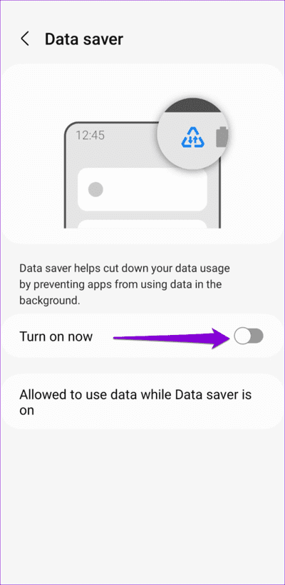 Turn-Off-Data-Saver-on-Android-4-500x1024-1 أفضل 7 طرق لإصلاح ضعف جودة مكالمات الفيديو في WhatsApp لأجهزة Android و iPhone