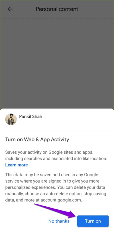 Turn-On-Web-and-App-Activity-in-Google-Maps-500x1024-1 أهم 7 إصلاحات لعدم عمل الخط الزمني لـ Google Maps على Android و iPhone