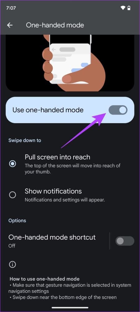 Turn-on-Toggle-for-One-Handed-Mode-693x1536-1 كيفية استخدام وضع التصفح بيد واحدة على iPhone و Android