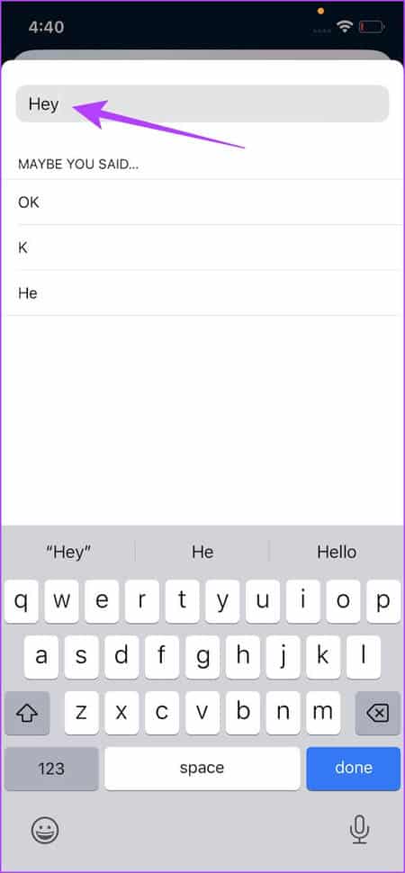 Type-Command-to-Siri كيفية الكتابة على Siri في iPhone: طريقتين سهلتين
