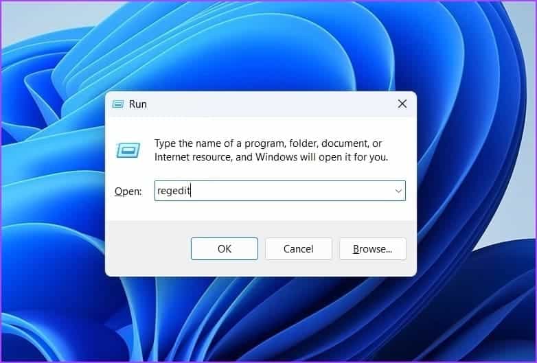 Typing-regedit أفضل 7 إصلاحات لخطأ تم تعطيل خدمة استكشاف الأخطاء وإصلاحها لـ Windows عبر الإنترنت على Windows