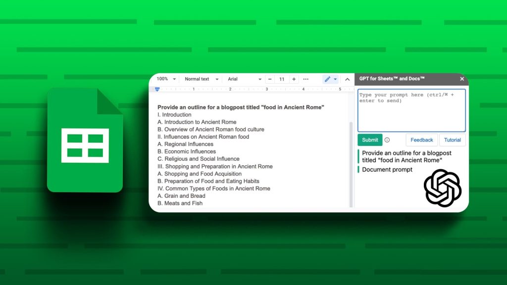 كيفية استخدام ChatGPT في Google Sheets على Windows و Mac | أحلى هاوم