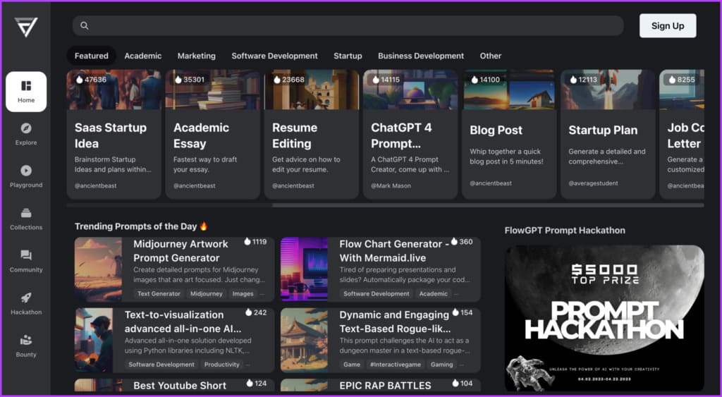 Use-FlowGPT-to-Improve-Your-ChatGPT-Prompts-1024x563-1 7 نصائح لكتابة فعالة لموجهات ChatGPT للحصول على أفضل النتائج