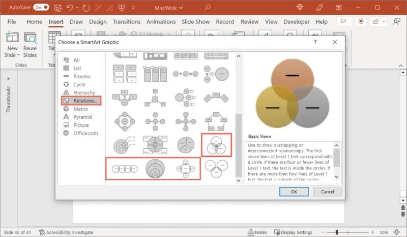 Venn-Diagram-Types-PowerPoint-Windows-800x467.jpg كيفية إنشاء مخطط Venn في Microsoft PowerPoint
