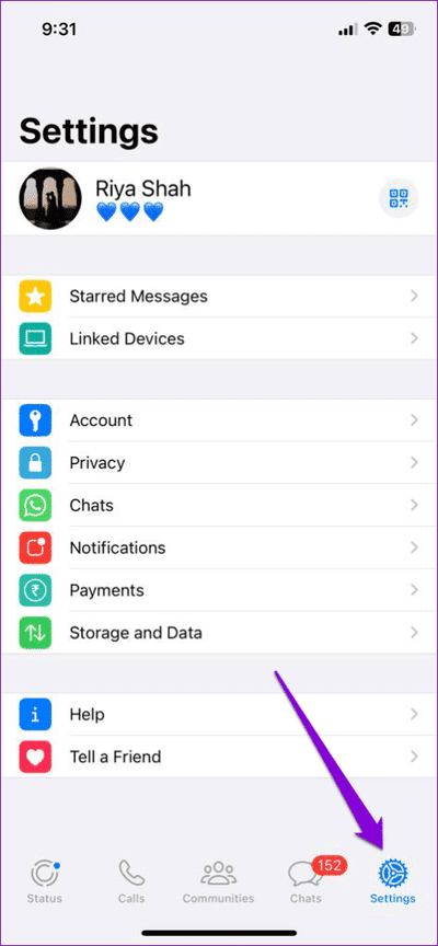 WhatsApp-Settings-on-iPhone-1-474x1024-1 أفضل 7 طرق لإصلاح ضعف جودة مكالمات الفيديو في WhatsApp لأجهزة Android و iPhone