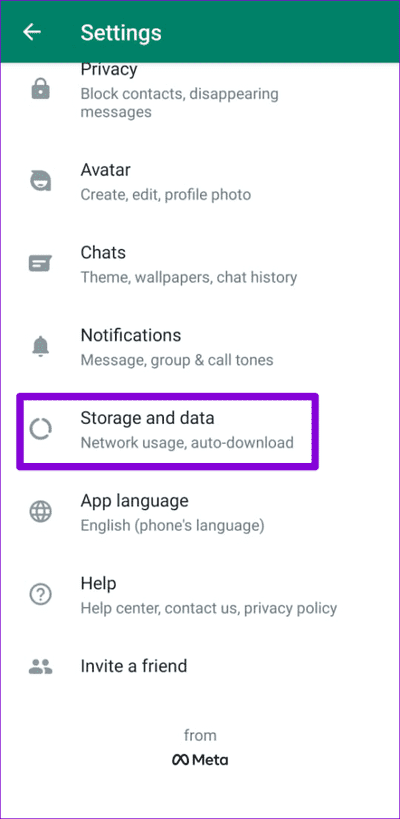 WhatsApp-Storage-and-Data-on-Android-500x1024-1 أفضل 7 طرق لإصلاح ضعف جودة مكالمات الفيديو في WhatsApp لأجهزة Android و iPhone