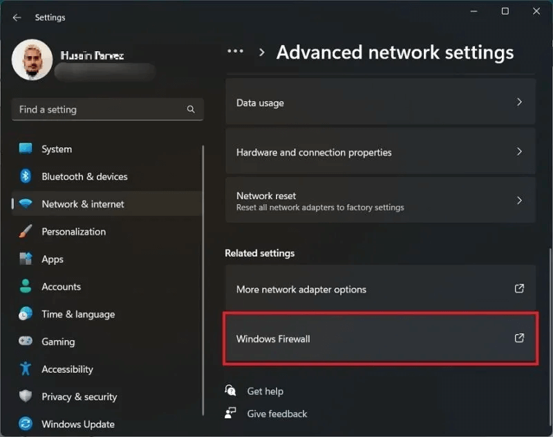 Windows-Firewall-Settings-800x632.jpg كيفية إصلاح خطأ "تم قطع اتصالك" على Windows