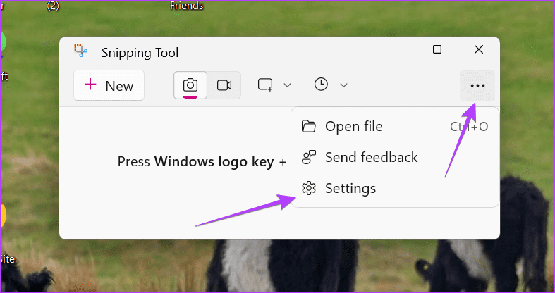 Windows-Snippng-Tool-Settings أين تجد لقطات الشاشة على Windows 11 و 10