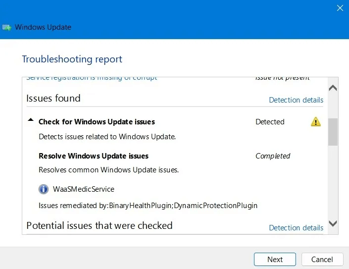 Windows-Update-Stuck-Troubleshooter-Detect-Resolve.jpg 7 طرق لإصلاح توقف Windows Update