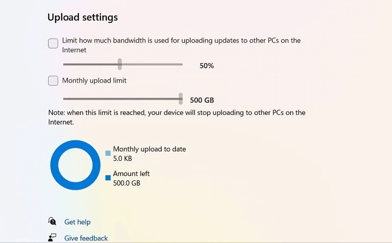 Windows-Update-Stuck-Uncheck-Upload-Settings-Windows11.jpg 7 طرق لإصلاح توقف Windows Update