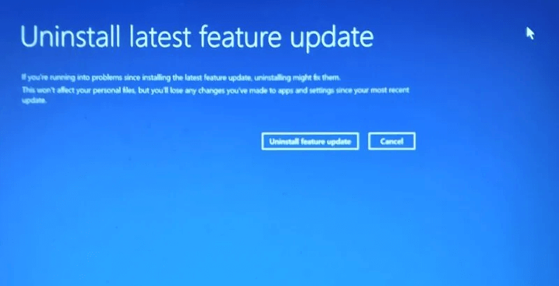 Windows-Update-Stuck-Uninstall-Latest-Feature-Update-800x410.jpg 7 طرق لإصلاح توقف Windows Update