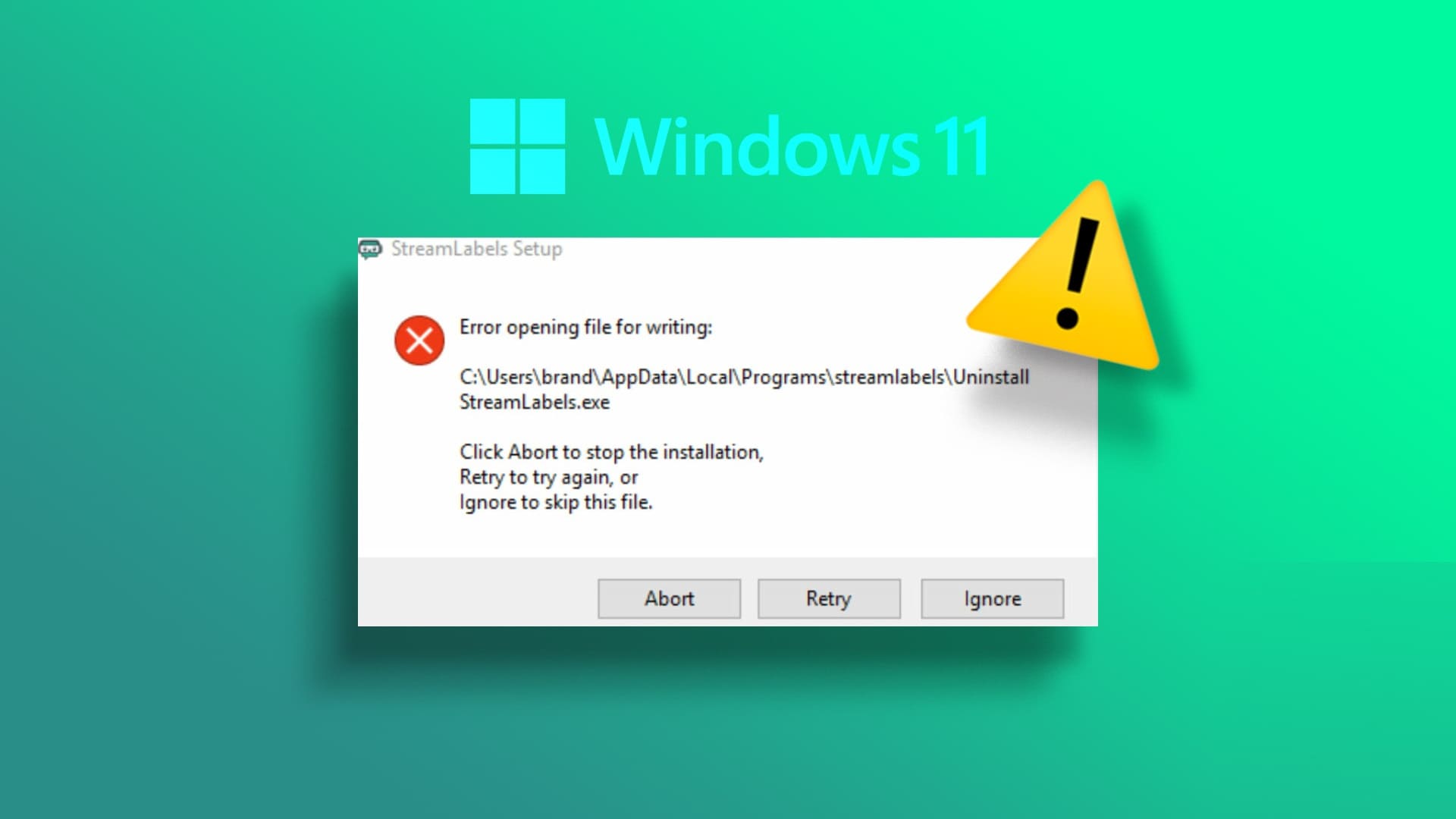 أفضل 7 طرق لإصلاح خطأ في فتح الملف للكتابة في Windows 11 - %categories