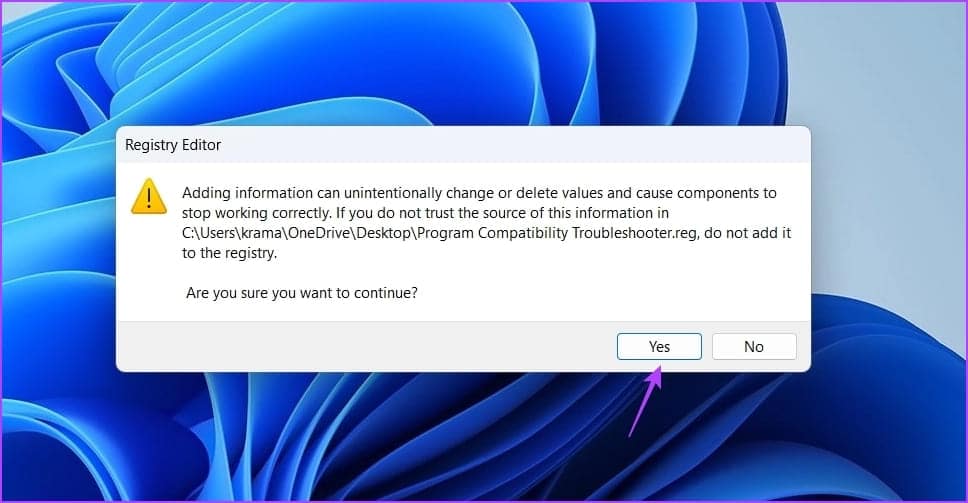 Yes 4 أفضل الطرق لتشغيل مستكشف أخطاء توافق البرامج ومصلحها على Windows 10 و Windows 11