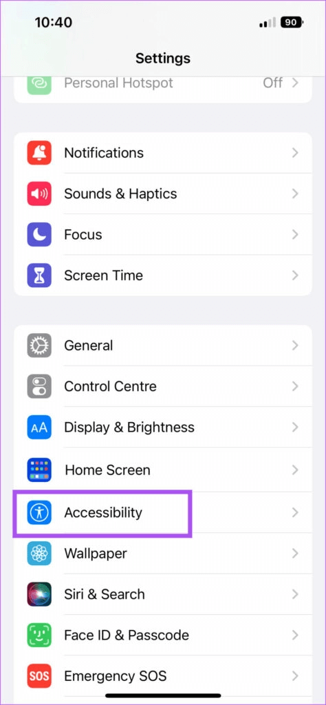 accessibility-settings-iphone-474x1024-1 أفضل 5 إصلاحات لعدم عمل الترجمة في تطبيق Amazon Prime Video على iPhone و Android
