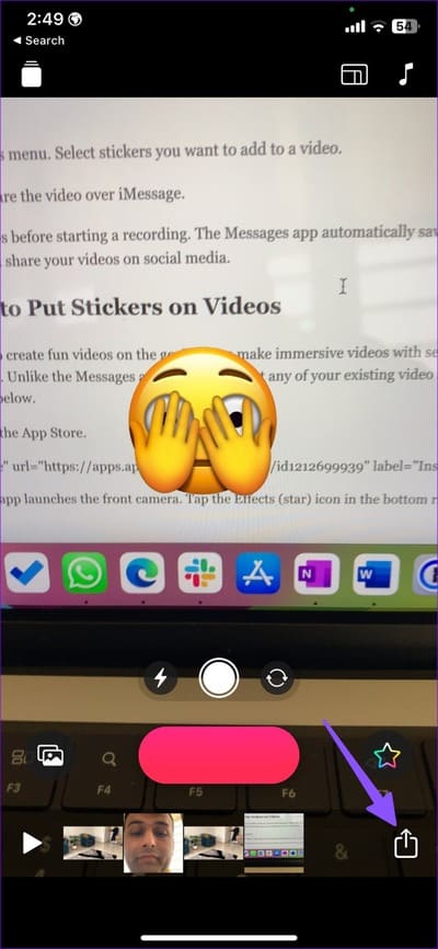 add-stickers-to-videos-on-iPhone-14 أفضل 4 طرق لإضافة ملصقات إلى مقاطع الفيديو على iPhone