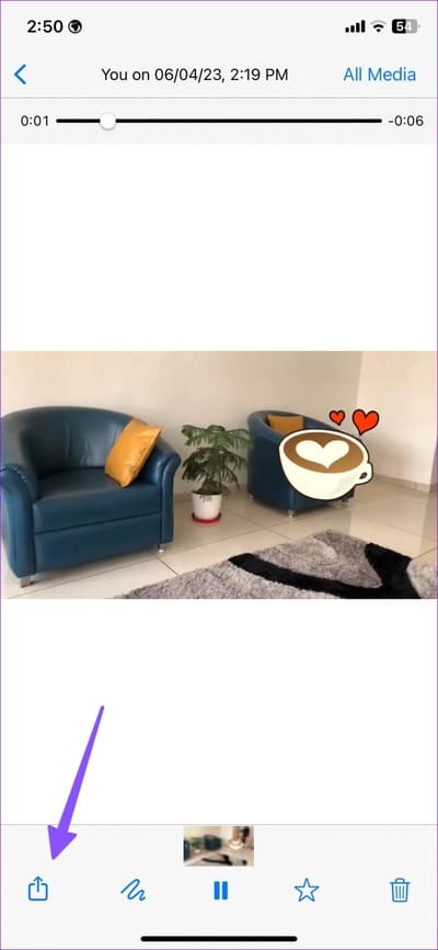 add-stickers-to-videos-on-iPhone-21 أفضل 4 طرق لإضافة ملصقات إلى مقاطع الفيديو على iPhone