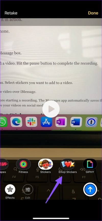 add-stickers-to-videos-on-iPhone-4 أفضل 4 طرق لإضافة ملصقات إلى مقاطع الفيديو على iPhone