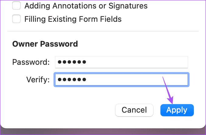apply-password-jpg-to-pdf-mac- كيفية تحويل ملفات JPG إلى PDF على نظام Mac