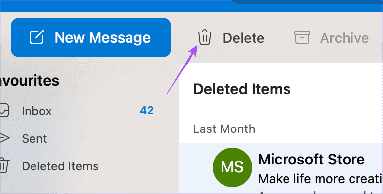 delete-all-emails-outlook-app-mac كيفية حذف رسائل البريد الإلكتروني المتعددة في Outlook على الهاتف المحمول والويب
