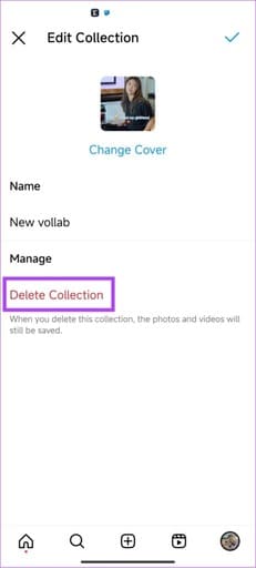 delete-collection-461x1024-1 كيفية استخدام مجموعة مشتركة على Instagram