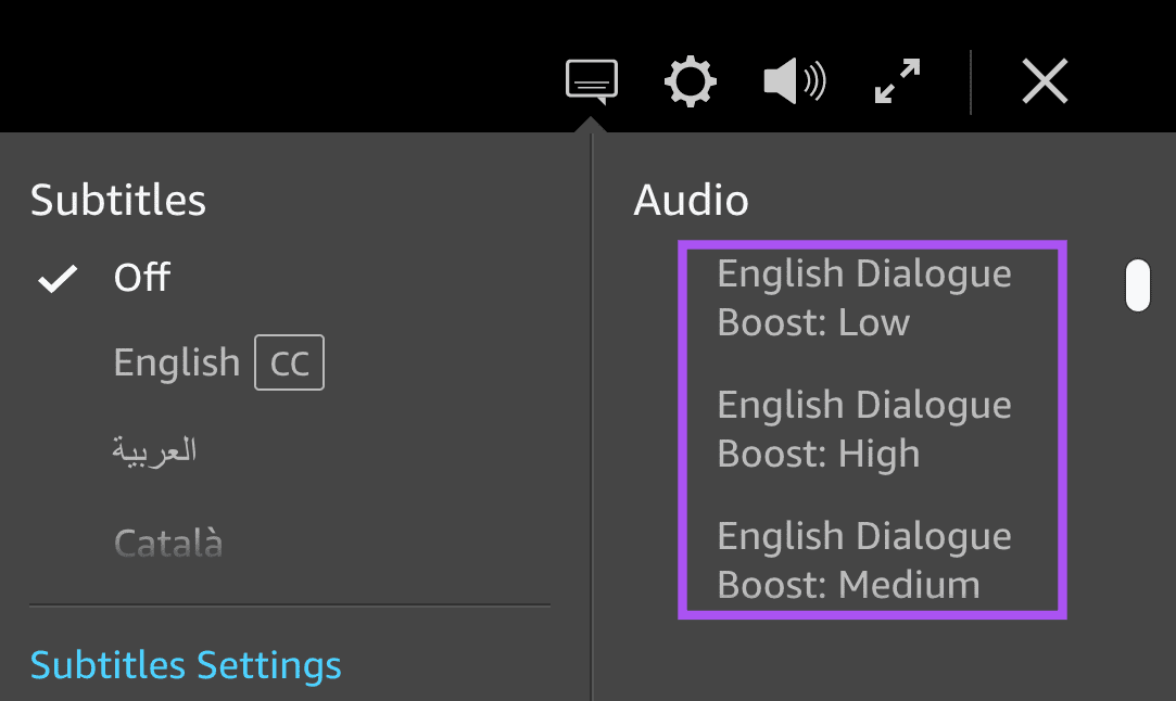 dialogue-boost-amazon-prime-video-website كيفية استخدام تعزيز الحوار في Amazon Prime Video